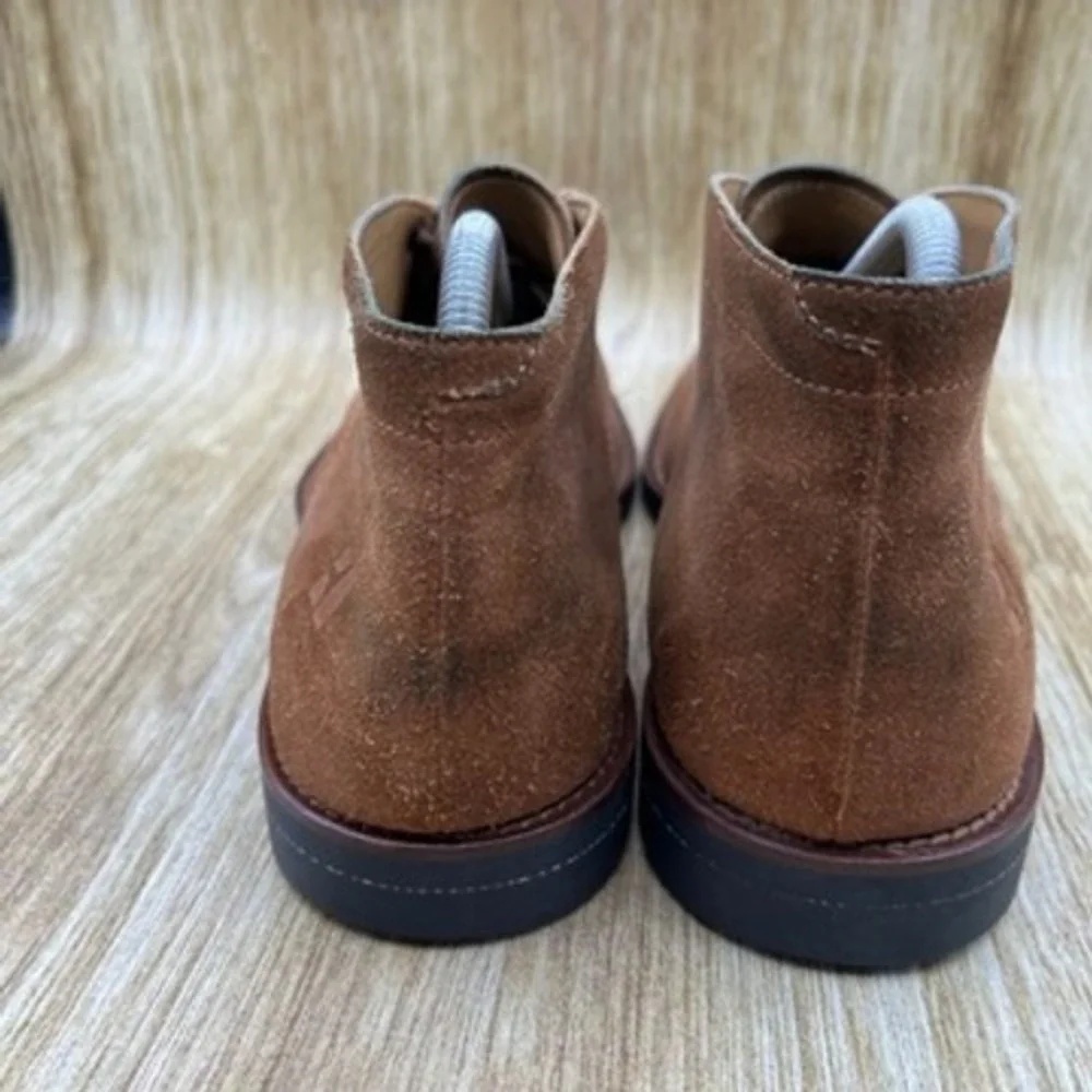 HUGO BOSS Suede Chukka Boots Men's Size 9 EU 42 Brown Boots Lace Up‎ Ankle Boots